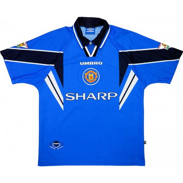 Authentic Camiseta Manchester United 2ª Retro 1997 1998 Azul